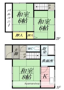 鈴木ハイツ【1階】の間取り