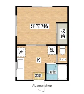 樹ハイム【1階】の間取り