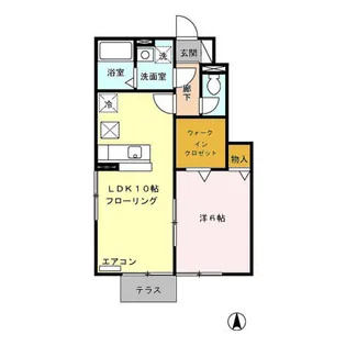 パルフェ【1階】の間取り