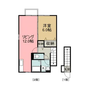 グランモアKYOEI A【2階】の間取り