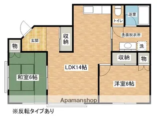 ガーデンパレス【2-B号室】の間取り