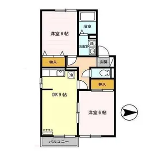 コンジェ【1階】の間取り