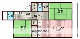 アローマンション【207号室】の間取り