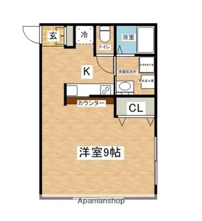 アマルフィ【205号室】の間取り