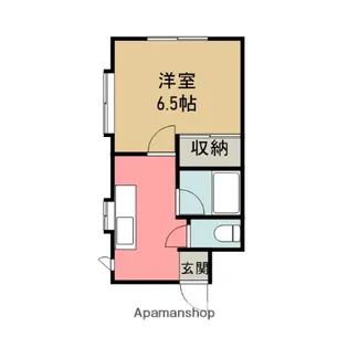パープルハイム【201号室】の間取り