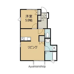 アルメリア【201号室】の間取り