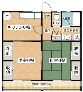 シティライフ【1-D号室】の間取り
