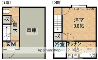 サンライズメモリー【C号室】の間取り