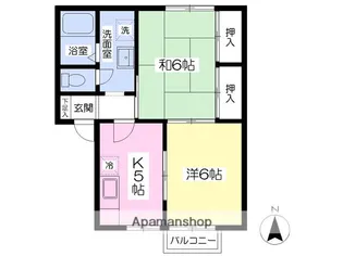 セジュールラフィネ【1階】の間取り