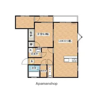コーポいう【101号室】の間取り