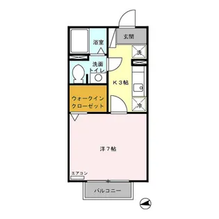 セジュールチャイカ【2階】の間取り