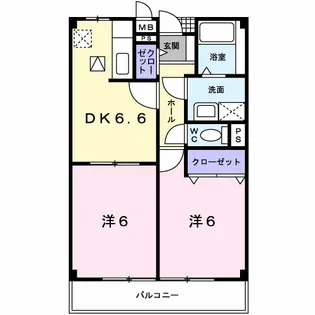 シャーデン プラザ【1階】の間取り