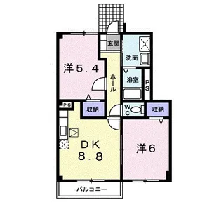 ブリッサ【1階】の間取り