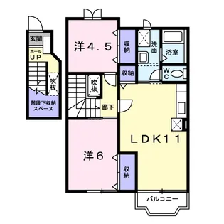 ISM Ⅰ【2階】の間取り