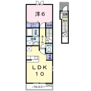 ブルス・ハープⅣ【2階】の間取り