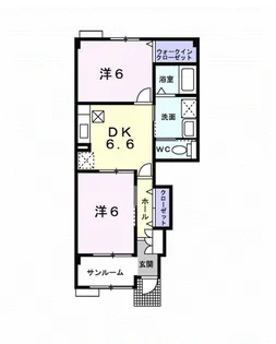 イヴェールⅠ【1階】の間取り