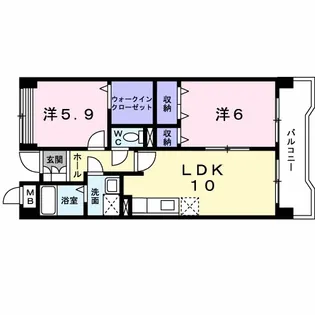 アルト・アヴァンツァート【8階】の間取り