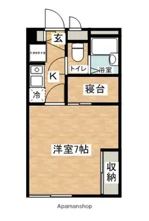 TUTUMI【107号室】の間取り