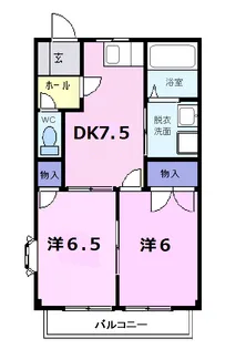 プレスティージ迎山 Ⅰ【1階】の間取り