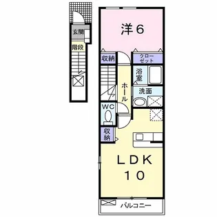 ブルス・ハープⅠ【2階】の間取り