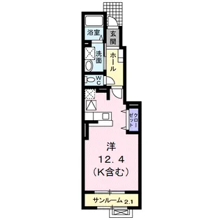 オルタンシア【1階】の間取り