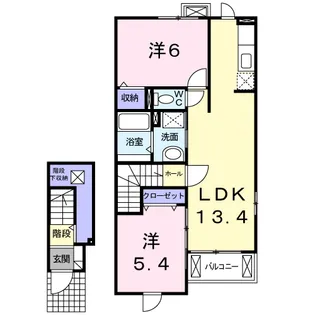 プレミナンス D【2階】の間取り