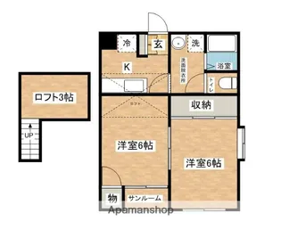 FEEL横手【2階】の間取り