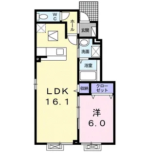 タクティC【1階】の間取り