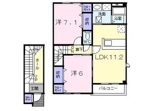 セレッソ【2階】の間取り