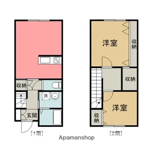 メゾン・ド・レベ【105号室】の間取り