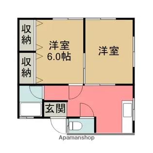 ディアコート【2階】の間取り