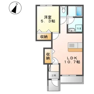 ルミエール【1階】の間取り