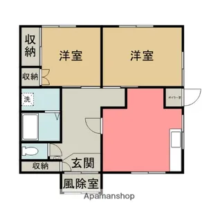 秋田県由利本荘市一番堰【一戸建】の間取り