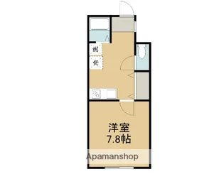 LUCUA【202号室】の間取り