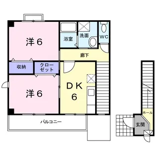 リバーサイド ヴィラ【2階】の間取り