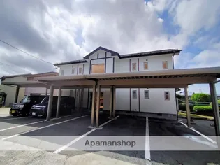 秋田県秋田市手形からみでん【アパート】の外観