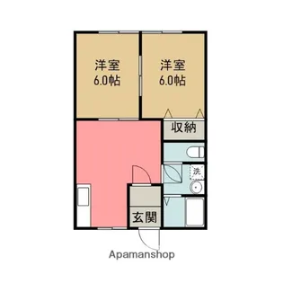 パレスドエトワール【202号室】の間取り