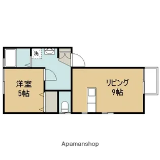 Rセクション【101号室】の間取り