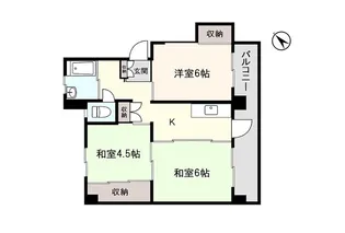 アシスト第2秋田マンション【3階】の間取り