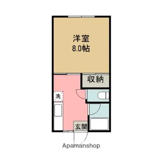 ドムスアカデミカ【202号室】の間取り