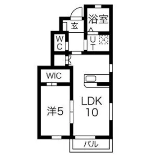 グランツハイムGEN B棟【1階】の間取り