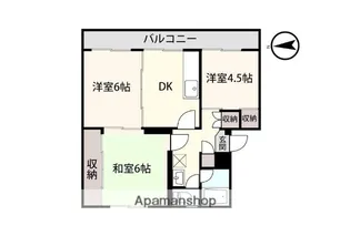 アシスト第5秋田マンション【3階】の間取り