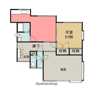 神坂アパート【1F号室】の間取り