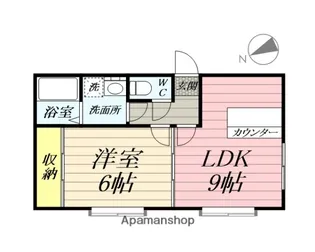 アール十文字1【202号室】の間取り