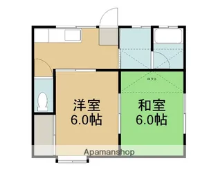 コスモシティⅡ【2階】の間取り