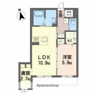 リラ中通【2階】の間取り