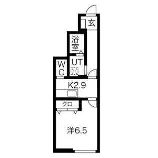 アスプリール【1階】の間取り