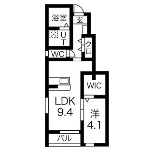 K.COURT【1階】の間取り
