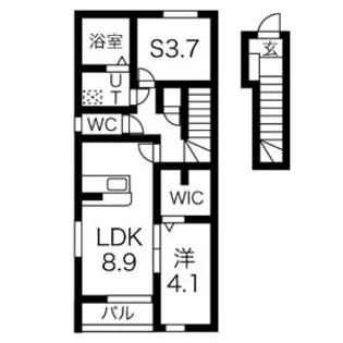 C.COURT【2階】の間取り