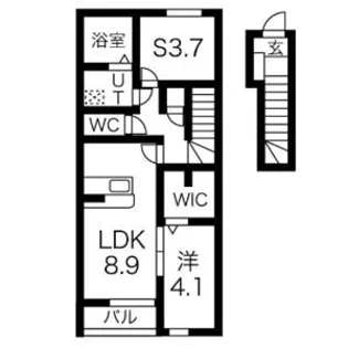 C.COURT【2階】の間取り